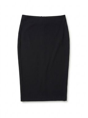 ​Vince Camuto Black Knit Midi Pencil Skirt  - Soft Stretch Pull-On